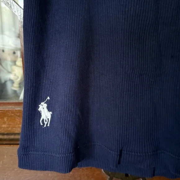 Ralph Lauren Polo Navy Shirt with Red and White Accents - Picture 4 of 6